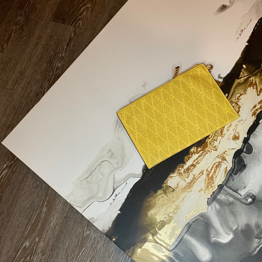 Yellow Envelope Wristlet